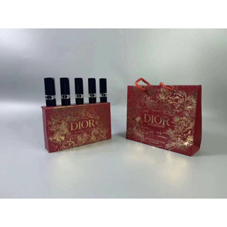 ส่วนลดของแท้💯 Dior Mini Rouge Lipstick Set 1.5g*5สี ในกล่อง