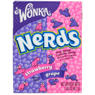 ขนม USA Nerds Candy (ของแท้) Grape &amp; Strawberry - 1.65 oz