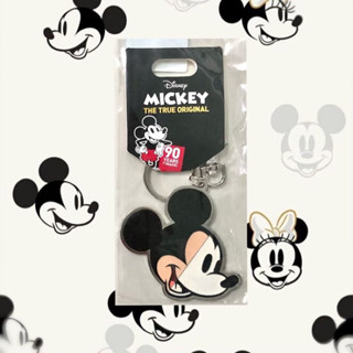 ลิขสิทธิ์แท้💯 พร้อมส่ง!! Mickey the true original พวงกุญแจโลหะ มิกกี้เม้าส์  90Years of magic