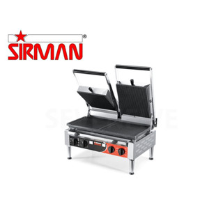 SIRMAN CONTACT GRILL  เตาปิ้งย่างหน้าสัมผัส กำลังไฟ 4500 W รุ่น SIR1-PD POWER RR-RR TIMER