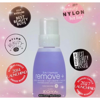 🛒พร้อมส่ง Zoya 3-in 1 Remover น้ำยาล้างเล็บโซย่า สูตรอ่อนโยนต่อเด็กและคนท้อง ไม่มีสารเคมีอันตราย5 รายการ ของแท้