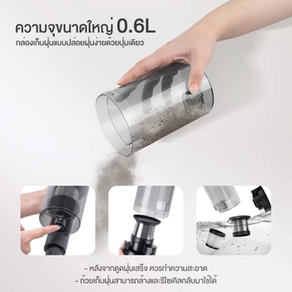 Simplus x PP Krit S5 Pro เครื่องดูดฝุ่นมือถือ เครื่องดูดฝุ่นไร้สาย ใช้ในรถยนต์,มาพร้อมการชาร์จที่ทรงพลัง XCQH009