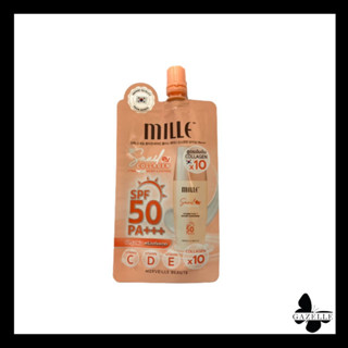 MILLE กันแดดวิตามิน SNAIL COLLAGEN VITAMIN PLUS WATERY SUNSCREEN SPF50 PA+++ (6G.)