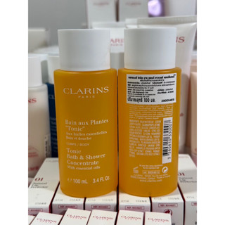 ✅พร้อมส่ง แท้💯 🌈ส่งไว Clarins Tonic Bath &amp; Shower Concentrate With Essential Oils 100ml