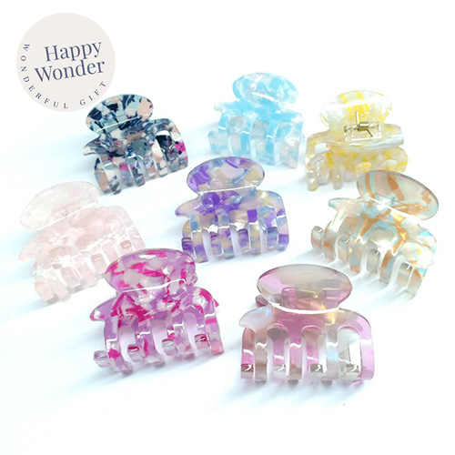 35 สี กิ๊บติดผม กิ๊บหนีบผม อะคริลิค 4 cm ผมหนา หนีบครึ่งศีรษะ หนีบข้าง งานสวย เคลือบดี สไตล์เกาหลี