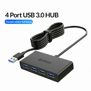 ฮับ Usb 4 พอร์ต USB 3.0 ตัวแยก พร้อมพอร์ต Micro USB ความเร็วสูง OTG สําหรับคอมพิวเตอร์แล็ปท็อป แล็ปท็อป USB HUB