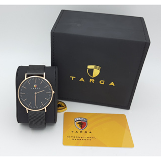 นาฬิกา TARGA MENS TA017613 QUARTZ BLACK DIAL พร้อมกล่อง (ใหม่)