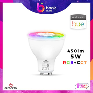 (ประกัน 1ปี) ไฟ Gu10 Gledopto Pro GU10 zigbee - 5W work with Philips Hue