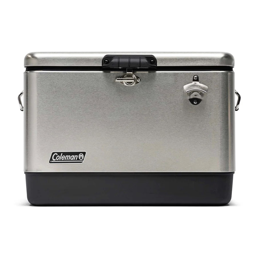 Coleman JP 54 QT Steel Belted Cooler Silver/Black