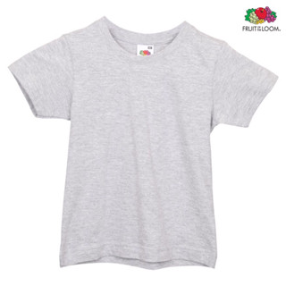 Fruit of the loom  เสื้อยืดเด็ก CLASSIC KIDS (GREY)สีเทา