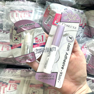 กาวติดขนตาปลอม Cosluxe Lash Adhesive - White ขนาด 1ml. , 5ml. [ของแท้จากบ.]