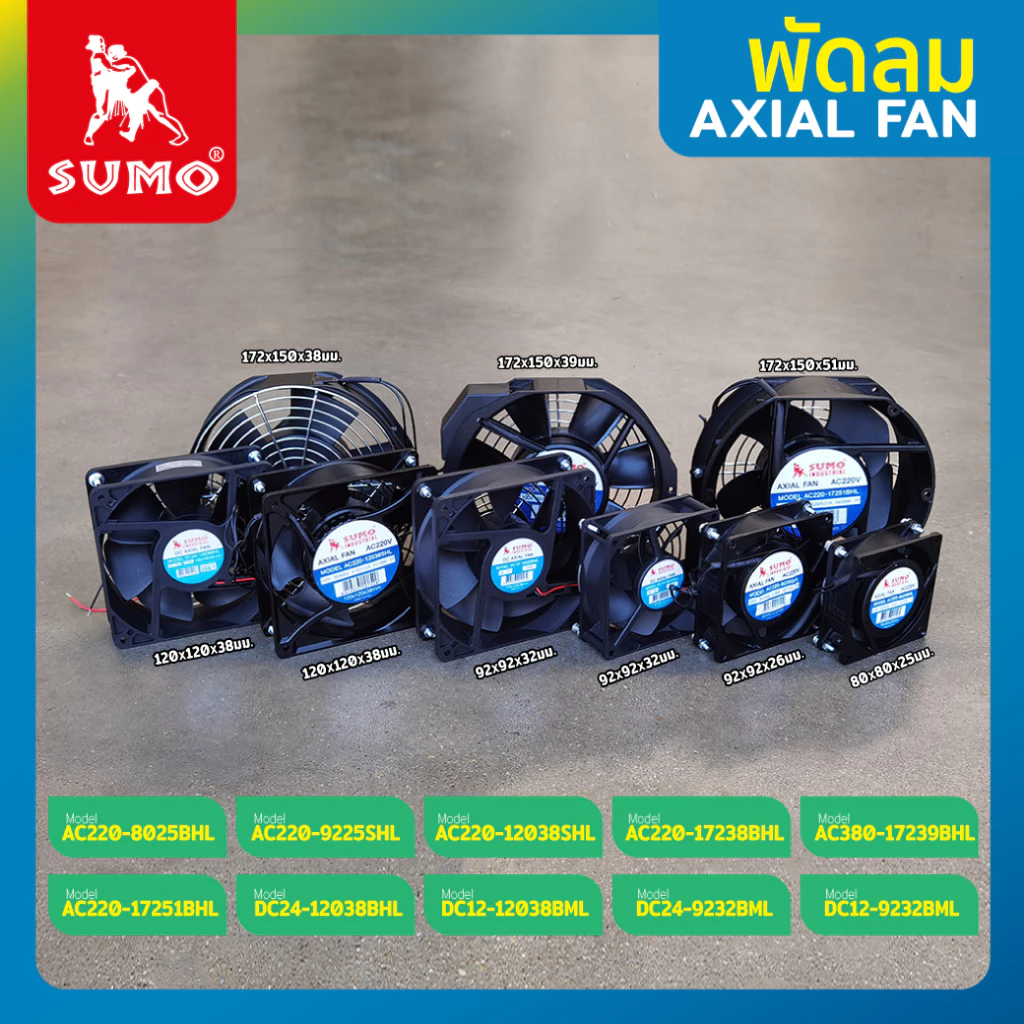 พัดลม AC220V มีหลายขนาดให้เลือก สามารถใช้ได้หลากหลาย AC fan พร้อมส่ง!!!!