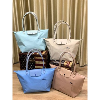 Longchamp LE PLIAGE Club TOTE BAG L กระเป๋าสะพายข้าง สีพาสเทล