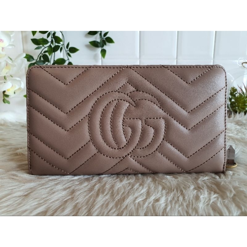 gucci long wallet leather