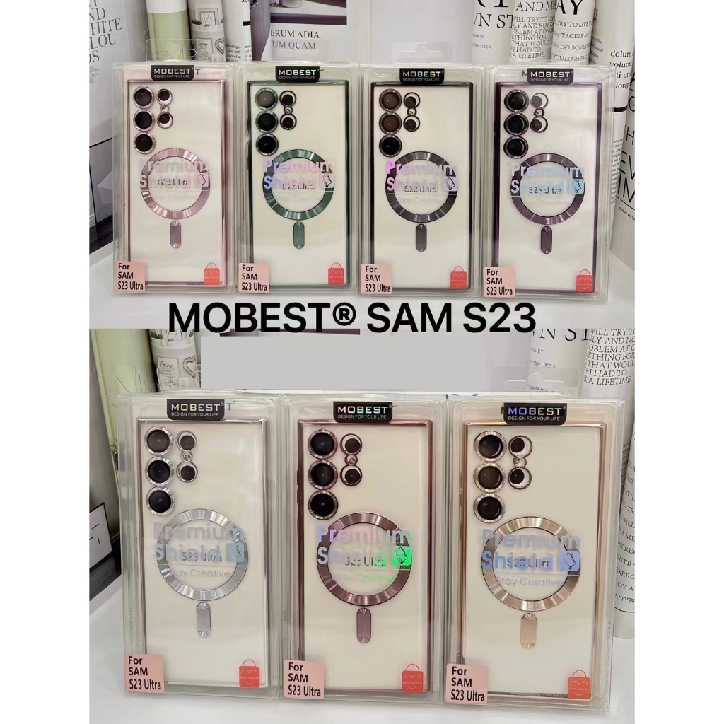 เคส S24 Ultra / S23 Ultra / S23 Plus / S23fe / S23 Case Mobest Mag Classic เคสนิ่ม ชาร์จแม่เหล็ก ( พ