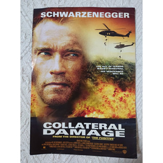 Handbill ใบปิดหนังเก่า - Collateral Damage (2002) คนเหล็กทวงแค้น วินาศกรรมทมิฬ