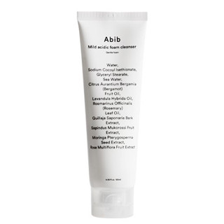 [พร้อมส่ง] ABIB MILD ACIDIC FOAM CLEANSER GENTLE FOAM (120ml) ทำความสะอาดผิวหน้าได้อย่างล้ำลึก