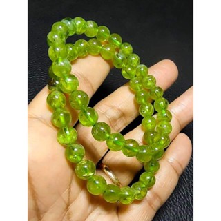 สร้อยข้อมือเพอริดอท: Peridot หินหายาก เนื้อแก้วใส