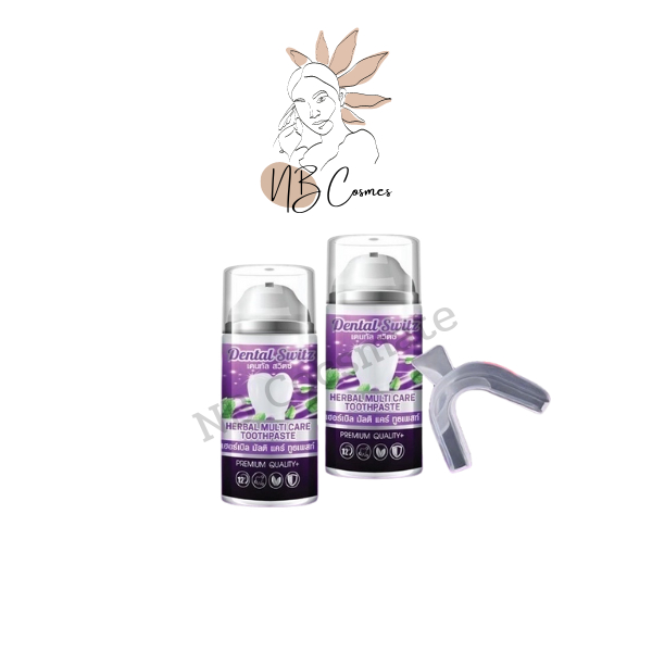 💥พร้อมส่ง | ถูก | ของแท้💯(1แถม1) เจลฟอกฟัน +รางฟอกฟัน เดนทัลสวิตซ์ Dental SwitZ สินค้าพร้อมส่ง