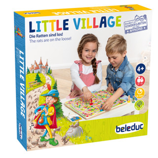 [ บอร์ดเกม 4 ขวบ + ]  Little Village ชุดบอร์ดเกมจับหนูในหมู่บ้าน  [2-4 Players] [จากแบรนด์ Beleduc] [พร้อมส่ง!!!]