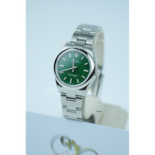 Rolex OP 31 mm. Green color automatic swiss movement