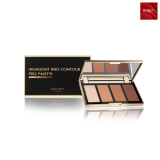 Browit By Nongchat Highlight And Contour Pro Palette น้องฉัตร ไฮไลท์ แอนด์ คอนทัวร์ พาเลท (3.5 กรัม x 1 ตลับ)