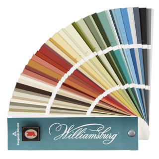 แคตตาล็อกเฉดสี พัดสี รุ่น WILLIAMSBURG® FAN DECK (M2439997) ยี่ห้อ เบนจามินมอร์ BENJAMIN MOORE