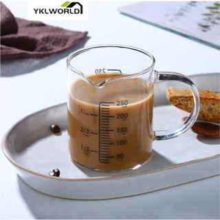 YKLWORLD 250/350/500ml แก้วตวง​ ถ้วยตวง แก้วชงกาแฟ​