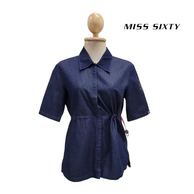 Miss Sixty Indigo Short Sleeve Shirt