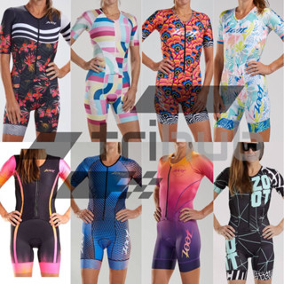 ZOOT W LTD TRI AERO FZ RACESUIT ชุดไตรเต็มตัวแบบมีแขนผู้หญิง (ว่าย ปั่น วิ่ง) ของแท้ 💯%