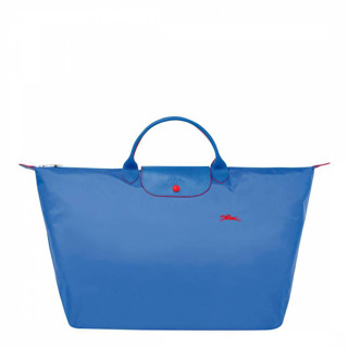 พร้อมส่ง แท้ 💯% New Longchamp Le Plage กระเป๋าเดินทาง รุ่น Club มี 2 ขนาด Size L &amp; XL สีหายาก สีฟ้า Mysotic