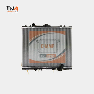 CHAMP หม้อน้ำ G-WAGON เกียร์ออโต้ ปี 1998-2002 เครื่อง 2.8 4WD 4M40 ท่อน้ำงอ หม้อน้ำจีวาก้อน หม้อน้ำ ADR