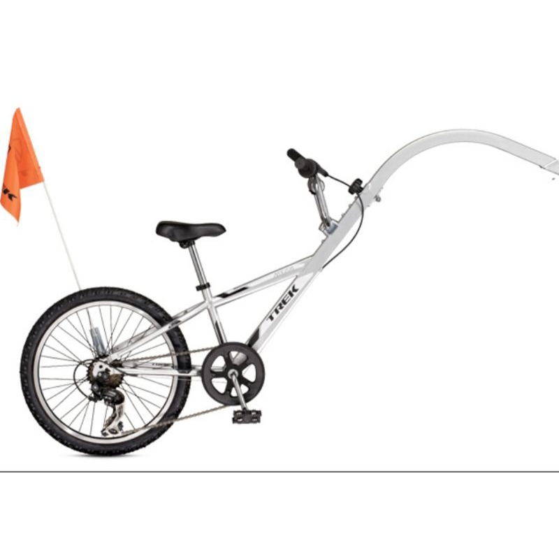 รถพ่วงท้าย TREK MT-201 ช่วยให้เด็กๆติดตาม และได้ฝึกการทรงตัวในขณะถีบจักรยาน ติดตั้งได้ง่าย เหมาะสำหรับจักรยานทั่วไป.