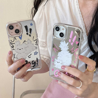 🔥ส่งเร็วสุด🔥 เคสไอโฟน ins 14 Pro max เคสไอโฟน11/12/13 Mirror animal สไตล์เรโทร สําหรับ Case For iPhone,14p ป้องกันการตก