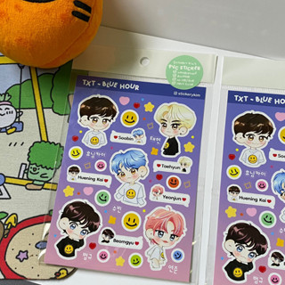 (สินค้าพร้อมส่ง) ♡ TXT fanart sticker •₊˚   สติกเกอร์แฟนอาร์ต TXT