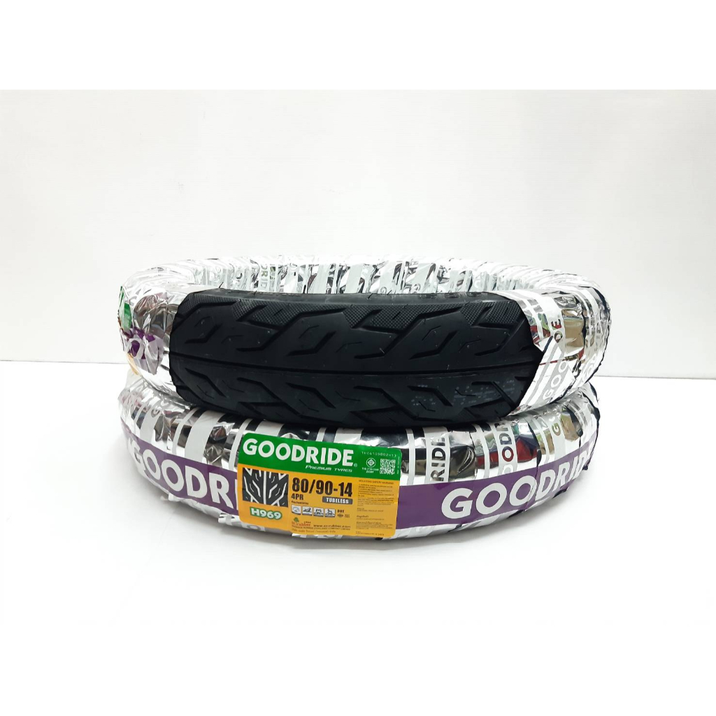 ยางนอก Goodride H969 ลายไฟ TL (ไม่ใช้ยางใน) ขอบ 14