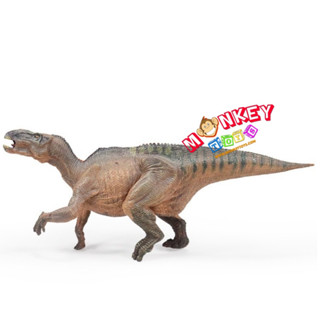 Monkey Toys - โมเดลไดโนเสาร์ Iguanodon น้ำตาล ขนาด 23.00 CM (จากหาดใหญ่)