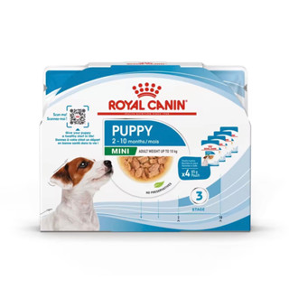 royal canin mini puppy อาหารเปียก แพ็คละ 4 ซอง