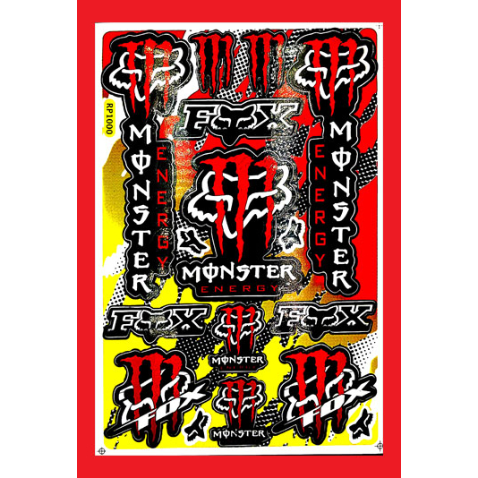 สติกเกอร์ เล็บปีศาจ หมาจิ้งจอกสีส้ม สติกเกอร์แต่งรถ สำหรับรถมอเตอร์ไซค์ ติดรถยนต์ ติดข้างรถ ติดหมวกกันน็อค ติดโช๊ค โลโก้ - รูปที่ 2