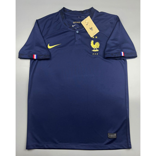 เสื้อบอล แฟนบอล ทีมชาติ ฝรั่งเศส เหย้า 2022-23 France Home ฟุตบอลโลก World Cup 2022