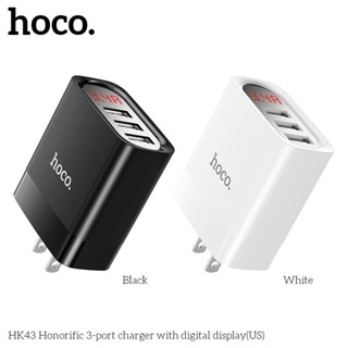 Hocoรุ่น : HK43สี : สีดำ, สีขาววัสดุ : พื้นผิวทำมาจาก ABSจำนวนพอร์ต : 3 USB 5V/3