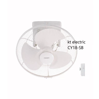 MITSUBISHI พัดลมโคจร 18 นิ้ว CY18-GB / พัดลมโคจร 18 นิ้ว แบบหยุดส่าย CY18-SB ต่อไฟ 3 สาย กรุณาอ่านคู่มือก่อนติดตั้ง