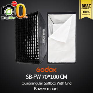 Godox Softbox SB-FW 70*100 cm. With Grid  [ Bowen Mount ] วิดีโอรีวิว , Live , ถ่ายรูปติบัตร , สตูดิโอ