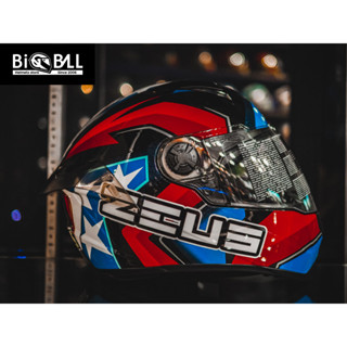 ZEUS ZS-811A AL56 Metallic Black/Blue