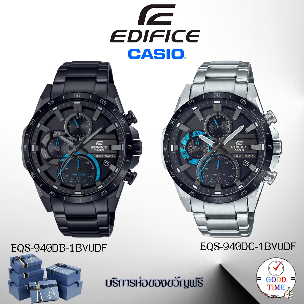 Casio Edifice แท้ นาฬิกาข้อมือผู้ชาย รุ่น EQS-940DB-1BVUDF,Casio EQS-940DC-1BVUDF (สินค้าใหม่ ของแท้ ประกัน CMG)