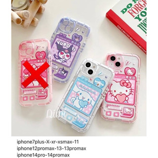 เคสนิ่มขอบมนเรืองแสง ลายการ์ตูน สำหรับไอโฟน 7phus 8phus X Xs XR Xsmax i11 12promax i13 13promax i14 14Promax สำหรับไอโฟน