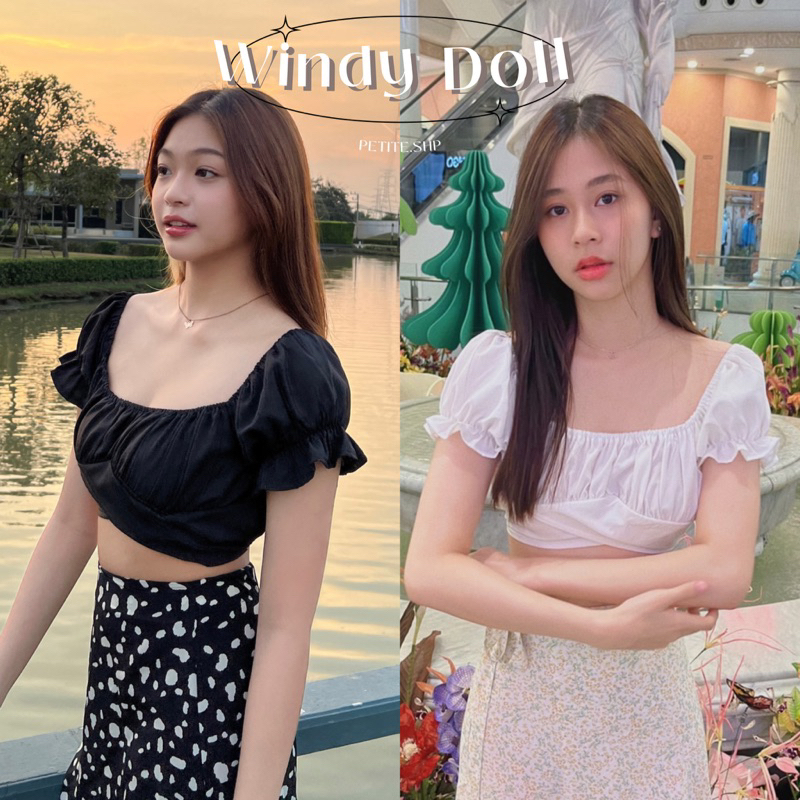 Petite♡︎ Windy Doll เสื้อครอปแขนตุ๊กตา