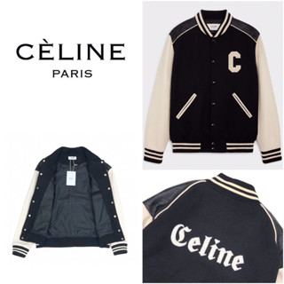 เสื้อแจ็คเก็ต CELINE OVERSIZED WOOL TEDDY JACKET