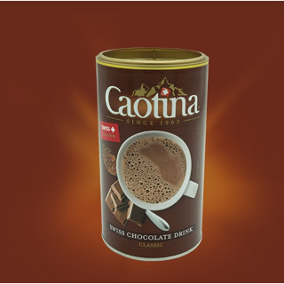 Caotina Swiss chocolate cocoa เครื่องดื่ม ช็อคโกแลต เครื่องดื่มโกโก้ พรีเมี่ยมจากสวิต ขนาด 500กรัม