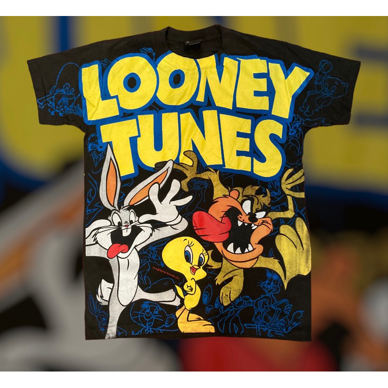 เสื้อOvp ลายการ์ตูน LOONEY TUNES สไตล์ปี90s